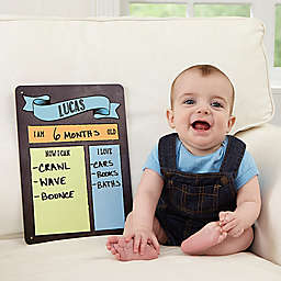 My Baby Month By Month Dry Erase Sign