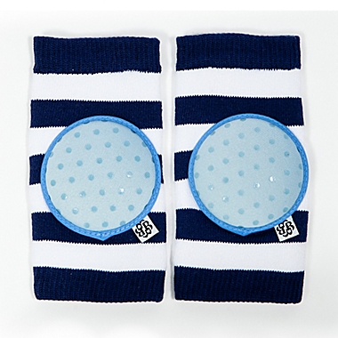 Bella Tunno&trade; Happy Knees Rugby Row Kneepads in Navy. View a larger version of this product image.