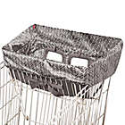 Alternate image 1 for SKIP*HOP&reg; Feather Take Cover Shopping Cart and High Chair Cover in Grey