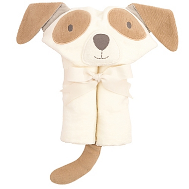 Elegant Baby Hooded Bath Wrap Towel in Tan. View a larger version of this product image.