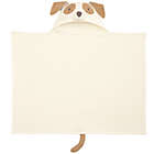 Alternate image 2 for Elegant Baby Hooded Bath Wrap Towel in Tan