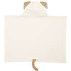 Alternate image 3 for Elegant Baby Hooded Bath Wrap Towel in Tan