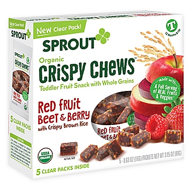 Sprout&reg; 3.15-Ounce Box Crispy Fruit & Veggie Chews in RedBerry & Beet. View a larger version of this product image.