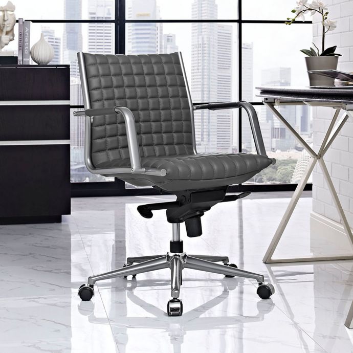 Modway Pattern Vinyl Office Chair Bed Bath & Beyond