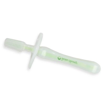 green sprouts silicone toothbrush