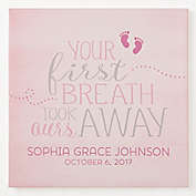 You Took Our Breath Away Personalized Canvas Print Collection
