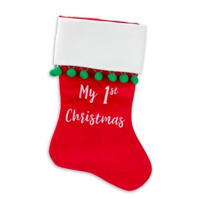 Pearhead &quot;My First Christmas&quot; Stocking