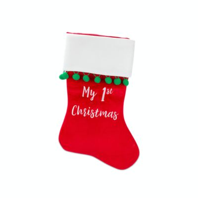 baby's first christmas stocking