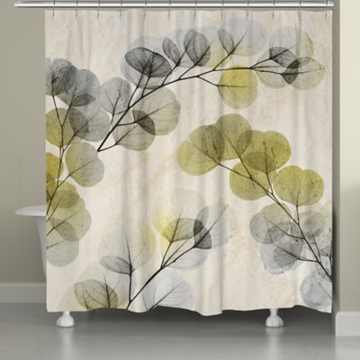 Laural Home&reg; Smokey X-Ray Of Eucalyptus Shower Curtain