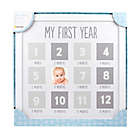 Alternate image 4 for Pearhead&reg; 12-Photo First Year Wood Frame in White