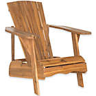 Alternate image 0 for Safavieh Vista Adirondack Chair with Drink Holder in Teak Brown