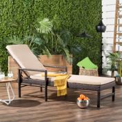 Safavieh Alma Rattan Sun Lounger