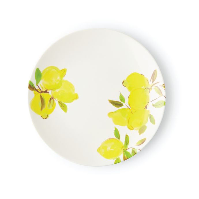 kate spade new york Lemon Melamine Salad Plate Bed Bath and Beyond Canada