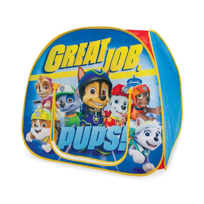 paw patrol tent with balls