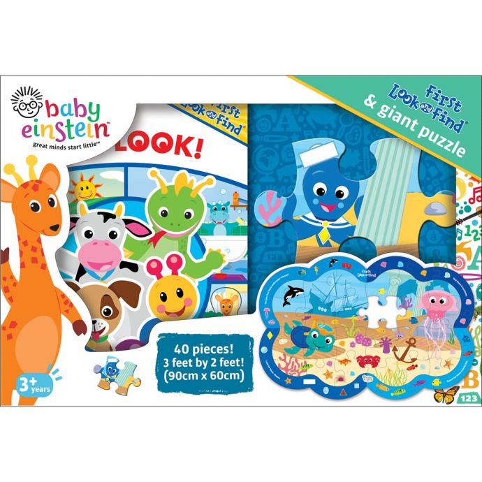 Baby Einstein My First Look And Find Book And Puzzle Bed Bath Beyond