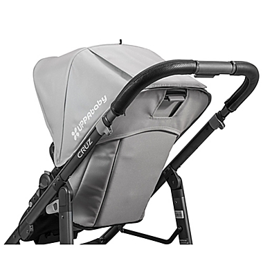 UPPAbaby&reg; CRUZ Leather Handlebar Cover in Black. View a larger version of this product image.