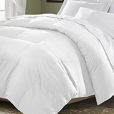 Kathy Ireland Home&reg; by Gorham Microfiber Down Full/Queen Comforter in White. View a larger version of this product image.