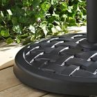 Alternate image 1 for Forest Gate Round Weave Umbrella Base in Black
