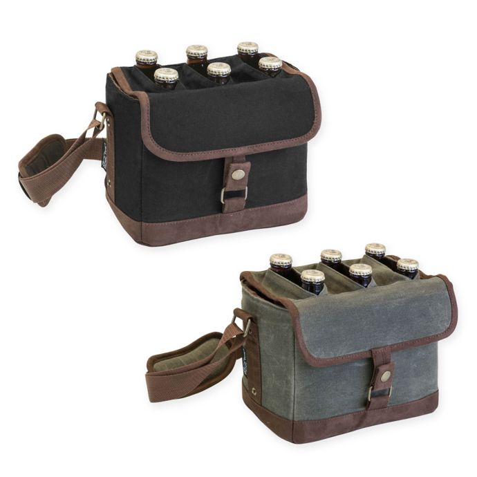 picnic time beer caddy cooler tote with opener