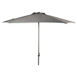Safavieh Hurst 9-Foot Push-Up Umbrella in Grey
