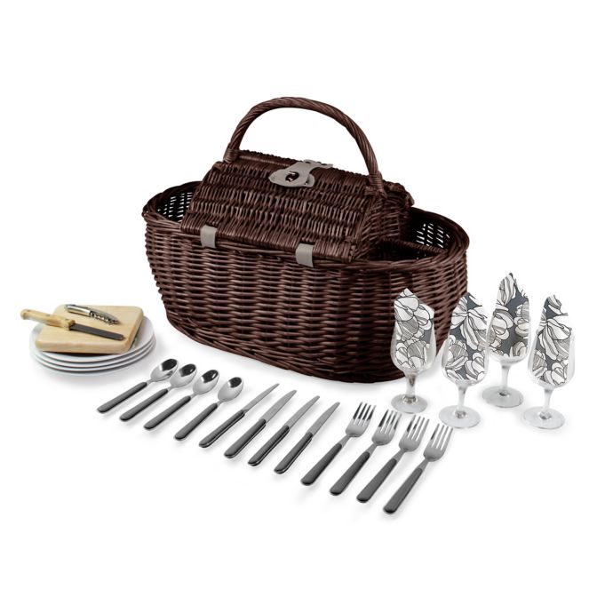 Picnic Time® Gondola Picnic Basket Set Bed Bath & Beyond