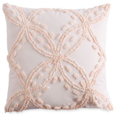 blush colored pillows