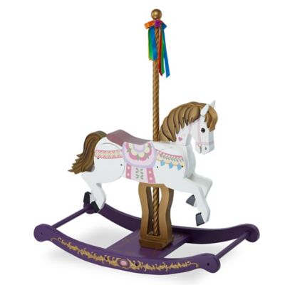 Teamson Kids Carousel Rocking Horse in 