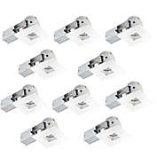 Globe Electric 4-Inch Ceiling-Mount Recessed LED Lighting Kit in White (Set of 10)