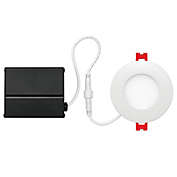 Globe Electric 3-Inch Ceiling-Mount Integrated LED Slim Line Recessed Light in White