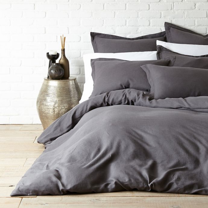Levtex Home Washed Linen Duvet Cover Bed Bath And Beyond Canada