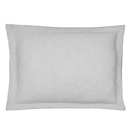 Levtex Home Washed Linen Standard Pillow Sham in Light Grey