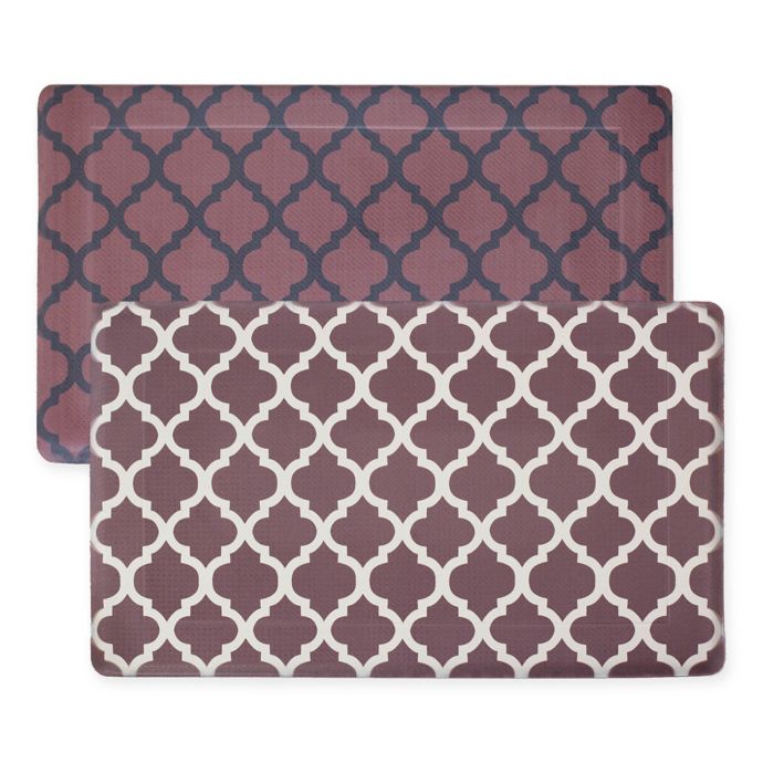 Quatrefoil Anti-Fatigue Gel Kitchen Mat | Bed Bath & Beyond