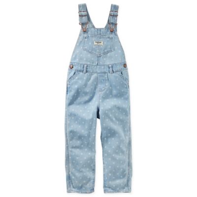 OshKosh B'gosh® Dot Print Denim Overall | Buybuy BABY