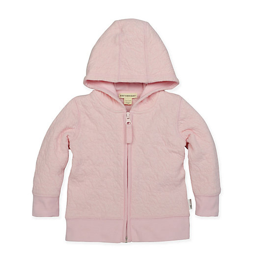 Alternate image 1 for Burt's Bees Baby® Organic Cotton Quilted Bee Jacket in Pink