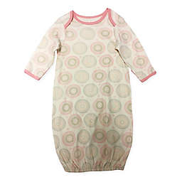 Sterling Baby Pink Medallion Print One Size Gown in Ivory