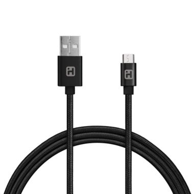 iHome&reg; 6-Foot Micro USB Charging Cable in Black. View a larger version of this product image.