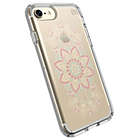 Alternate image 1 for speck&reg; Presidio&trade; Case for iPhone&reg; 7 in Clear with Pink Flower Print