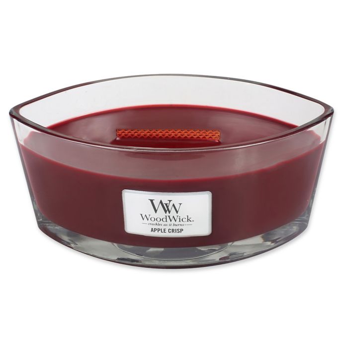 WoodWick® HearthWick Flame® Large Apple Crisp Candle Bed Bath and