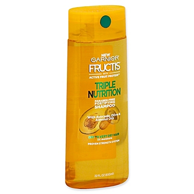Garnier&reg; Fructis&reg; Triple Nutrition 22 fl. oz. Fortifying Shampoo. View a larger version of this product image.