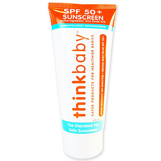 Alternate image 1 for thinkbaby™ 6 fl. oz. Safe Mineral Sunscreen Lotion SPF 50+