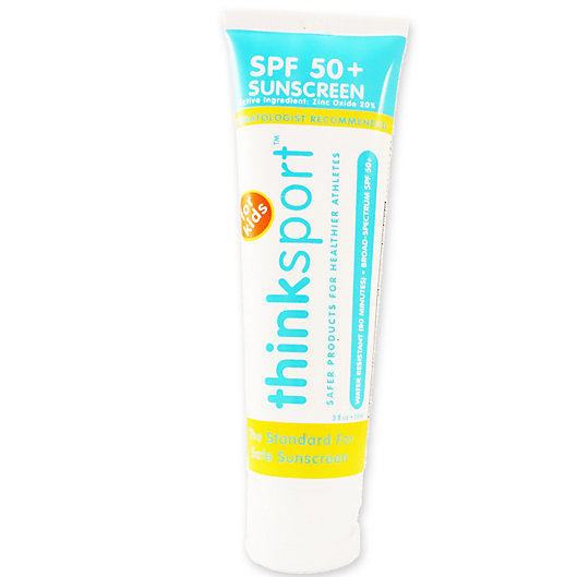 Alternate image 1 for Thinksport Kids 3 fl. oz. Safe Mineral Sunscreen Lotion SPF 50+