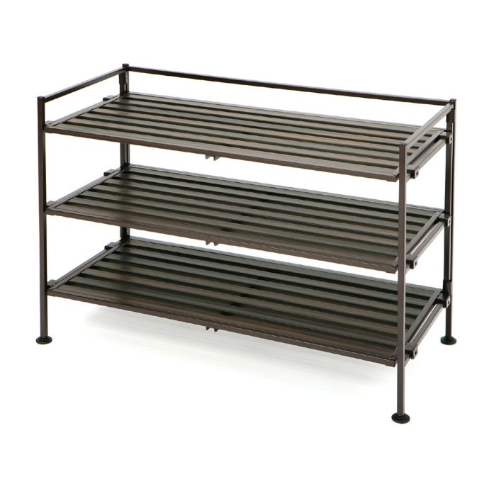 Seville Classics 3 Tier Wood Composite Shoe Rack Bed Bath Beyond