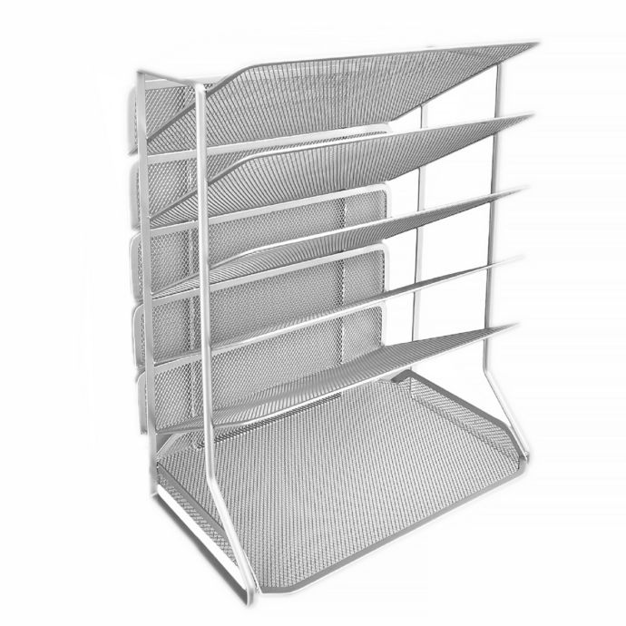 Seville Classics 6 Tier Mesh Letter Tray Desk Wall Organizer Bed Bath Beyond