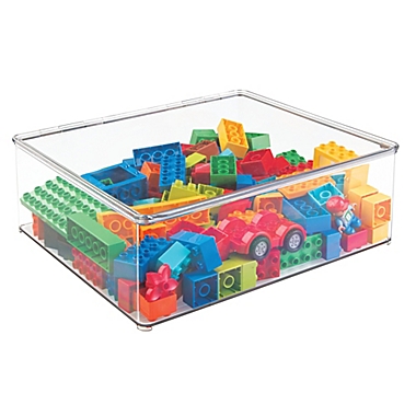 iDesign&reg; Medium Closet Storage Stackable Box with Lid. View a larger version of this product image.