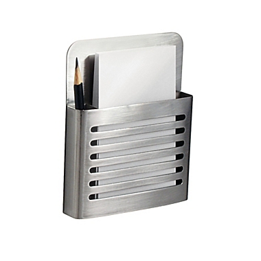 iDesign&reg; Magnetic Memo Center in Stainless Steel. View a larger version of this product image.
