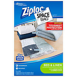 Ziploc® Space Bag® 4-Count Flat Variety Pack in Clear