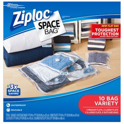 Ziploc&reg; Space Bag&reg; 10-Count Variety Pack in Clear
