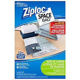 Ziploc® Spacebag® 4-Count Flat Variety Pack in Clear