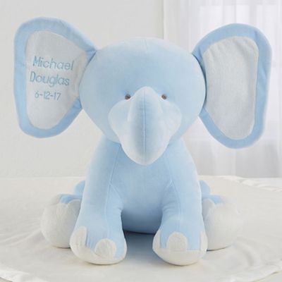 blue elephant plush