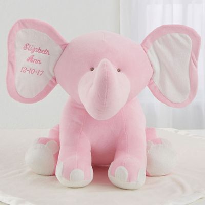 pink stuffed elephant